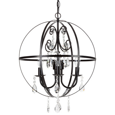 Luna Gold Crystal Globe Plug In Chandelier | Amalfi Decor Luna Gold Crystal Globe Plug In Chandelier | Amalfi Decor